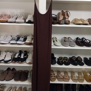 2/$25 Shein Chocolate Brown And Black Maxi Dresses